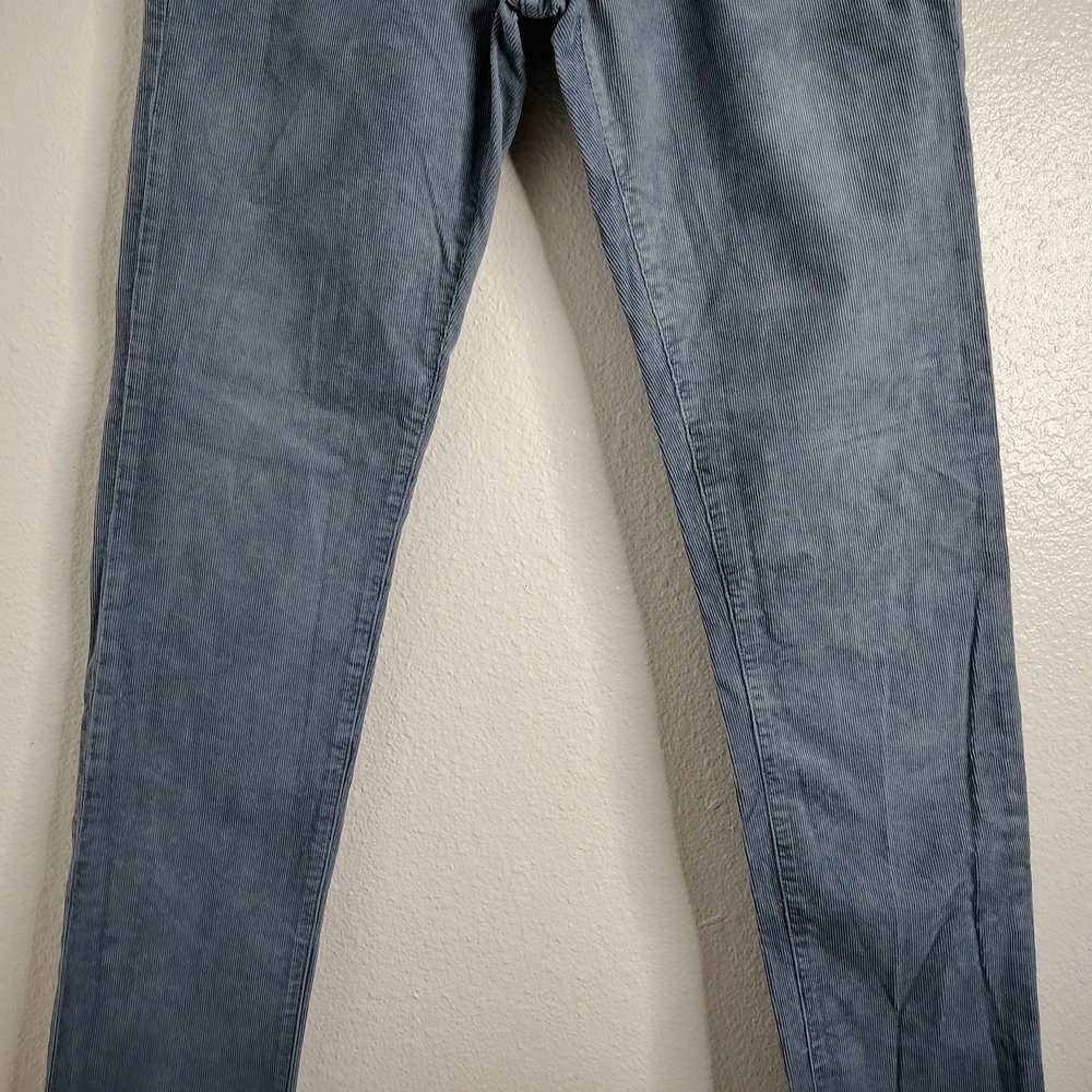 AG Adriano Goldschmied Tellis Modern Slim Light Blue Corduroy Jeans Sz 30x34 - Picture 3 of 16